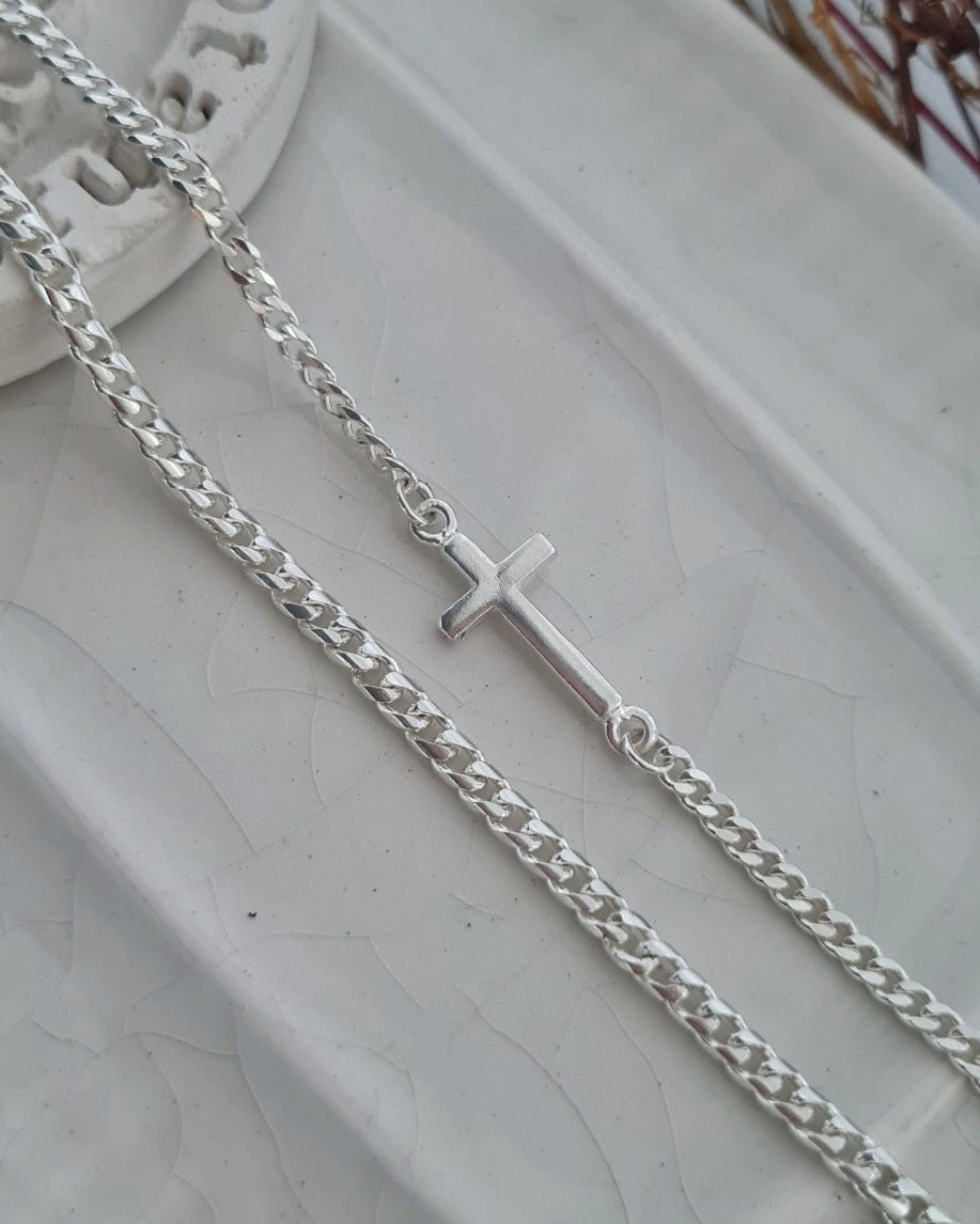 Pulsera Doble Lomo Cruz (Light) - P925/950