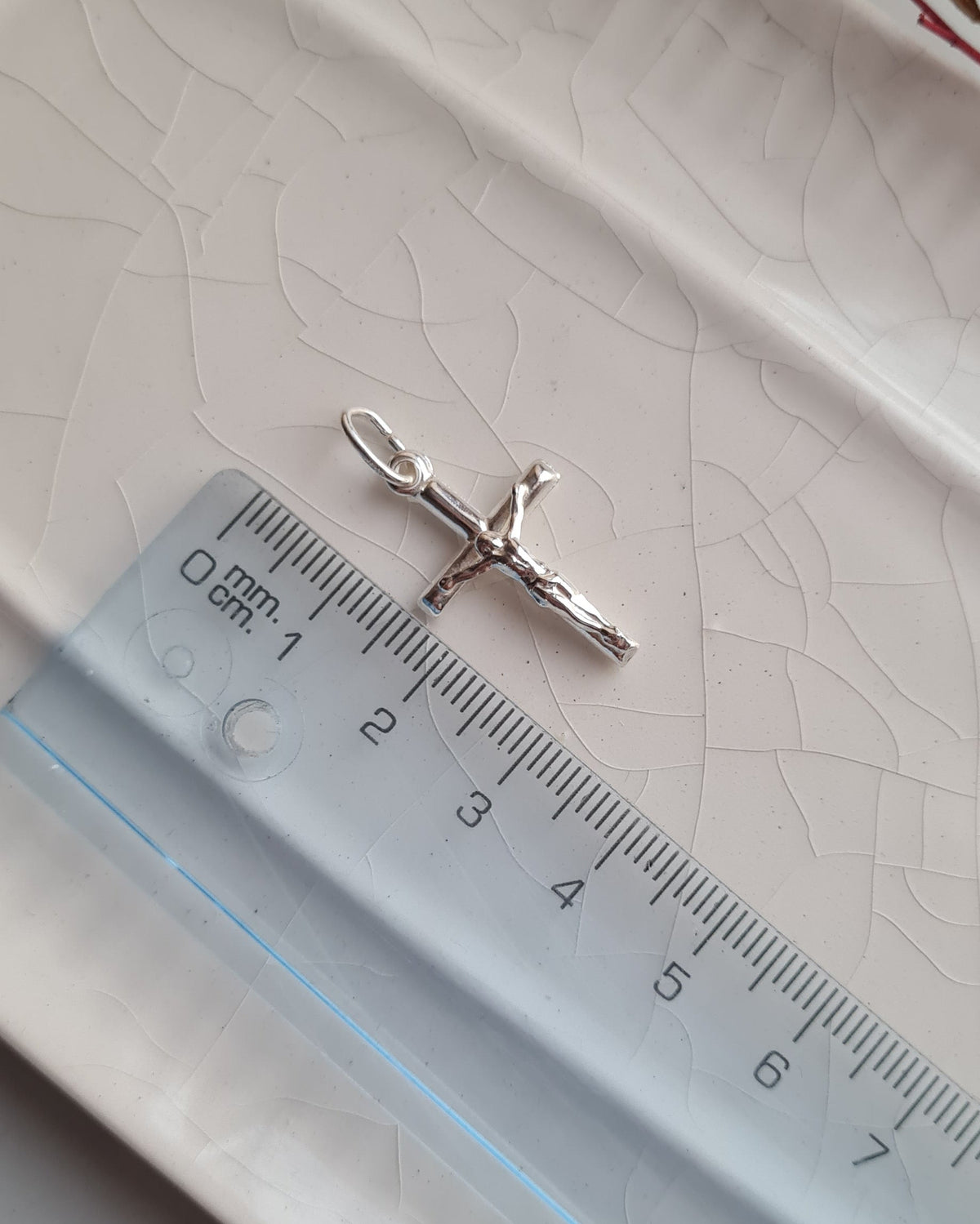 Cadena Cruz Crucifijo Italiano - P925