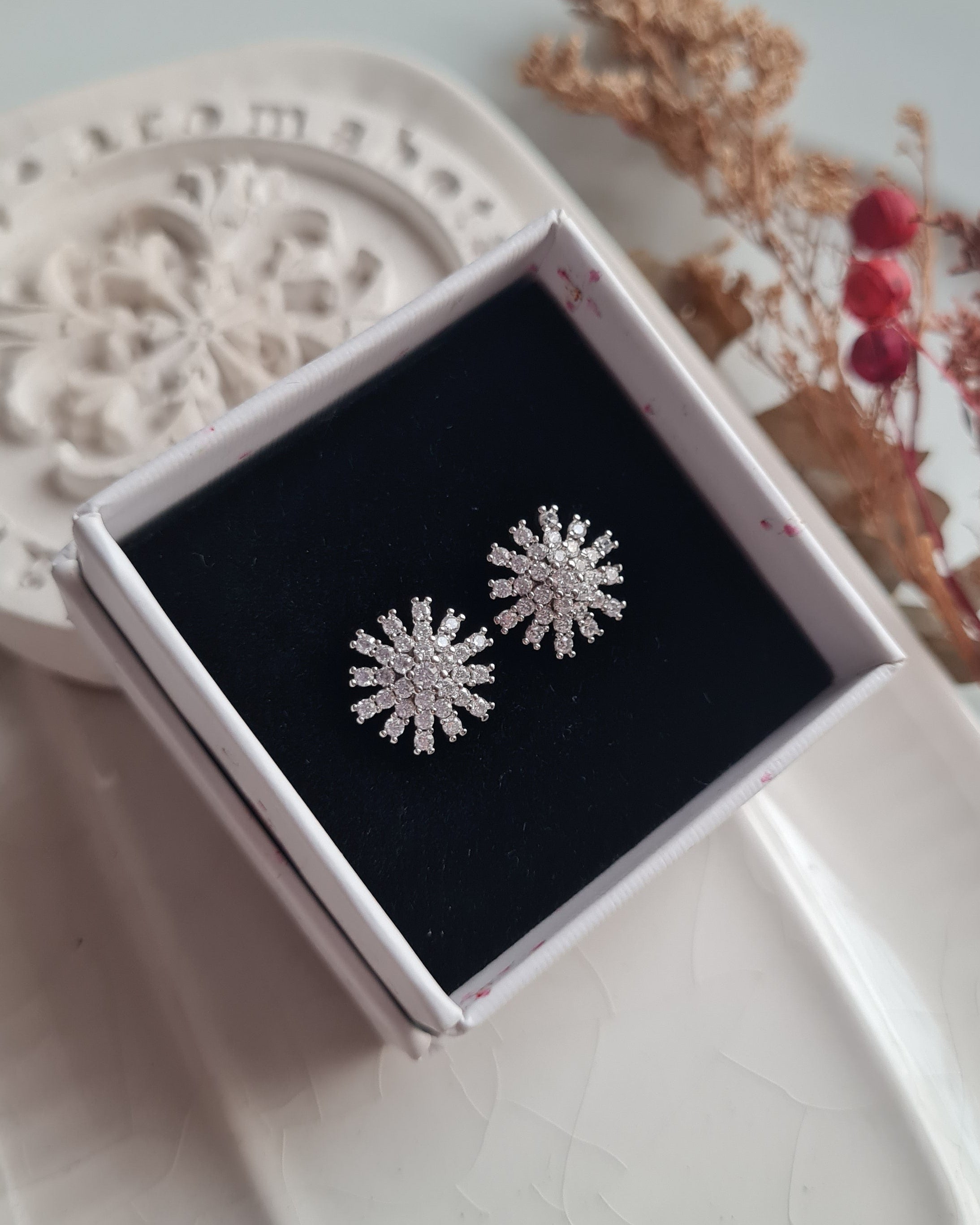 Aretes Solar Bloom - Silver