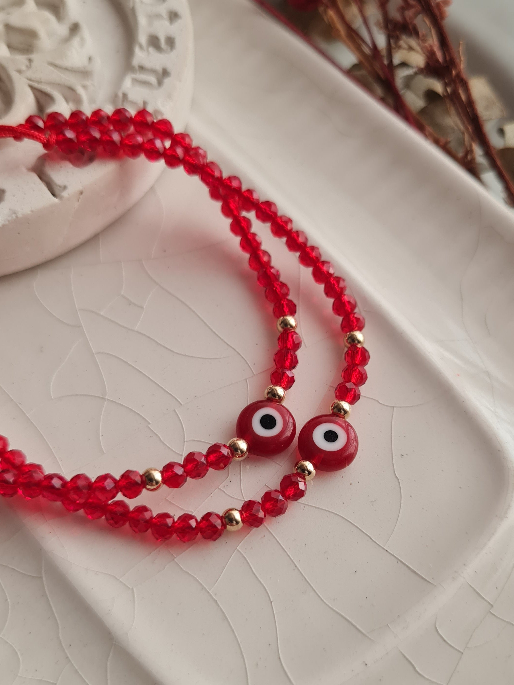 Pack x3 Pulseras Ojo Turco - GF 14k