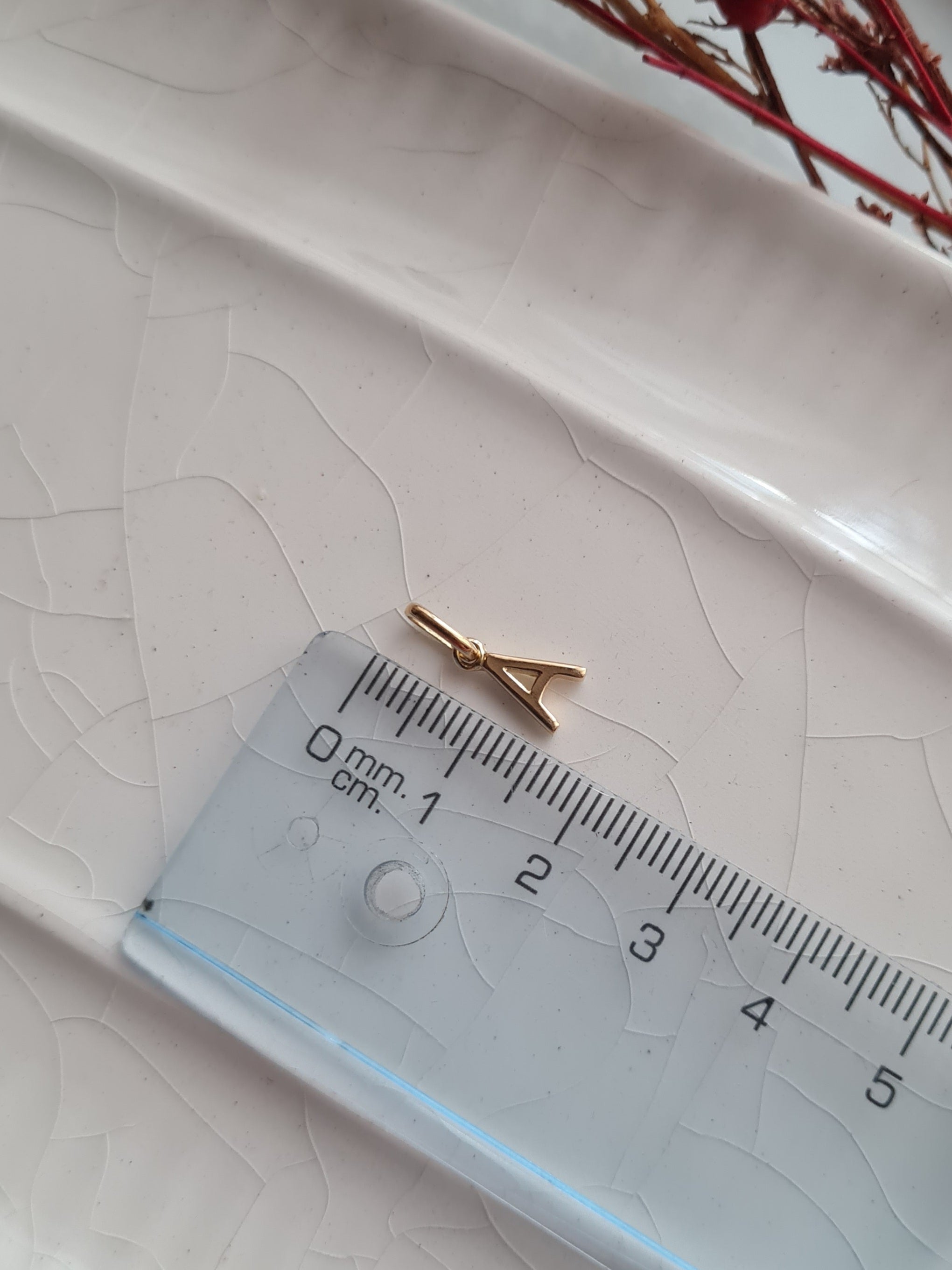 Inicial Minimalista, tu Amuleto Personal - Oro 18k