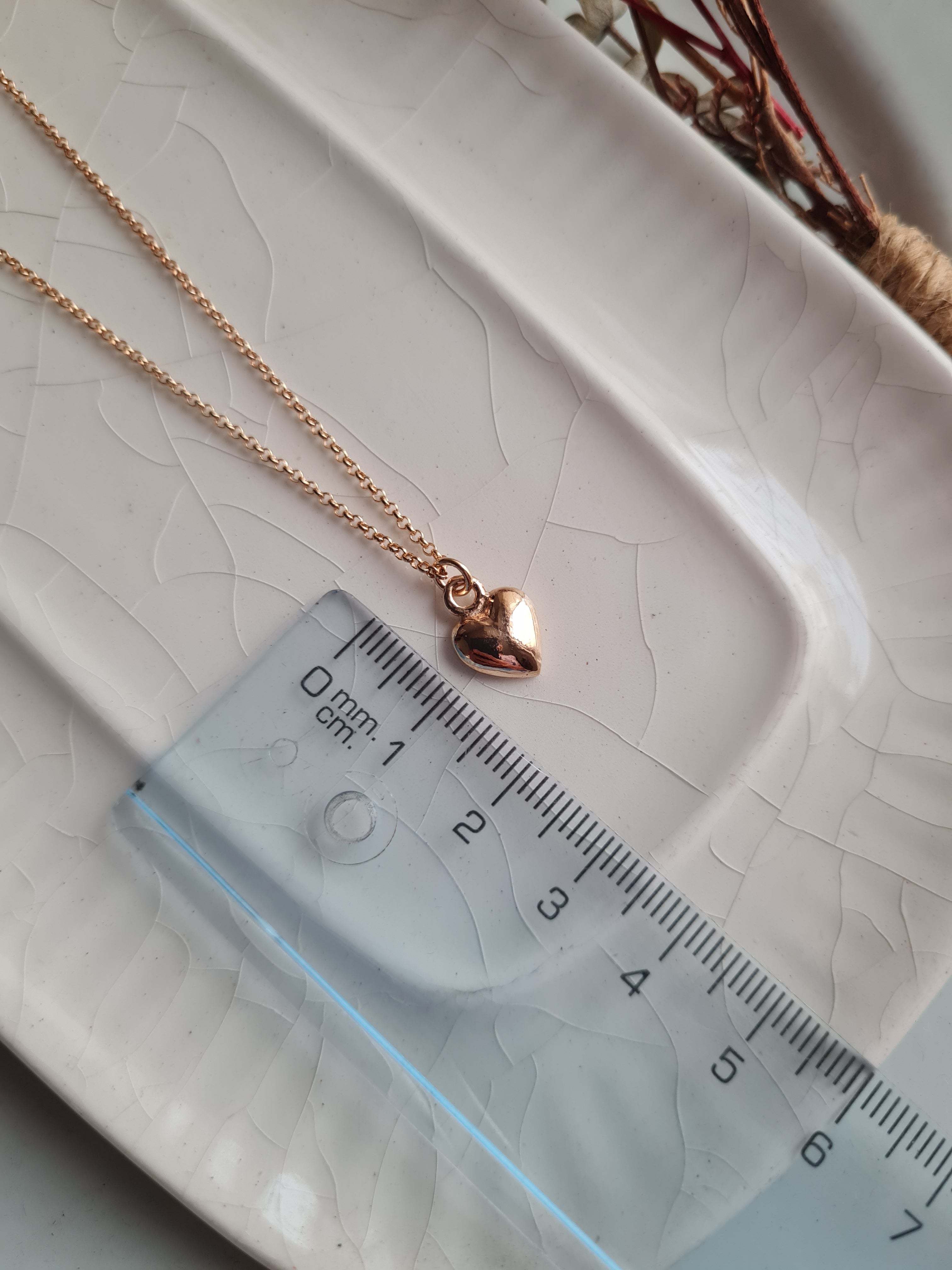 Cadena Corazón Bombacho - P925/950 Gold