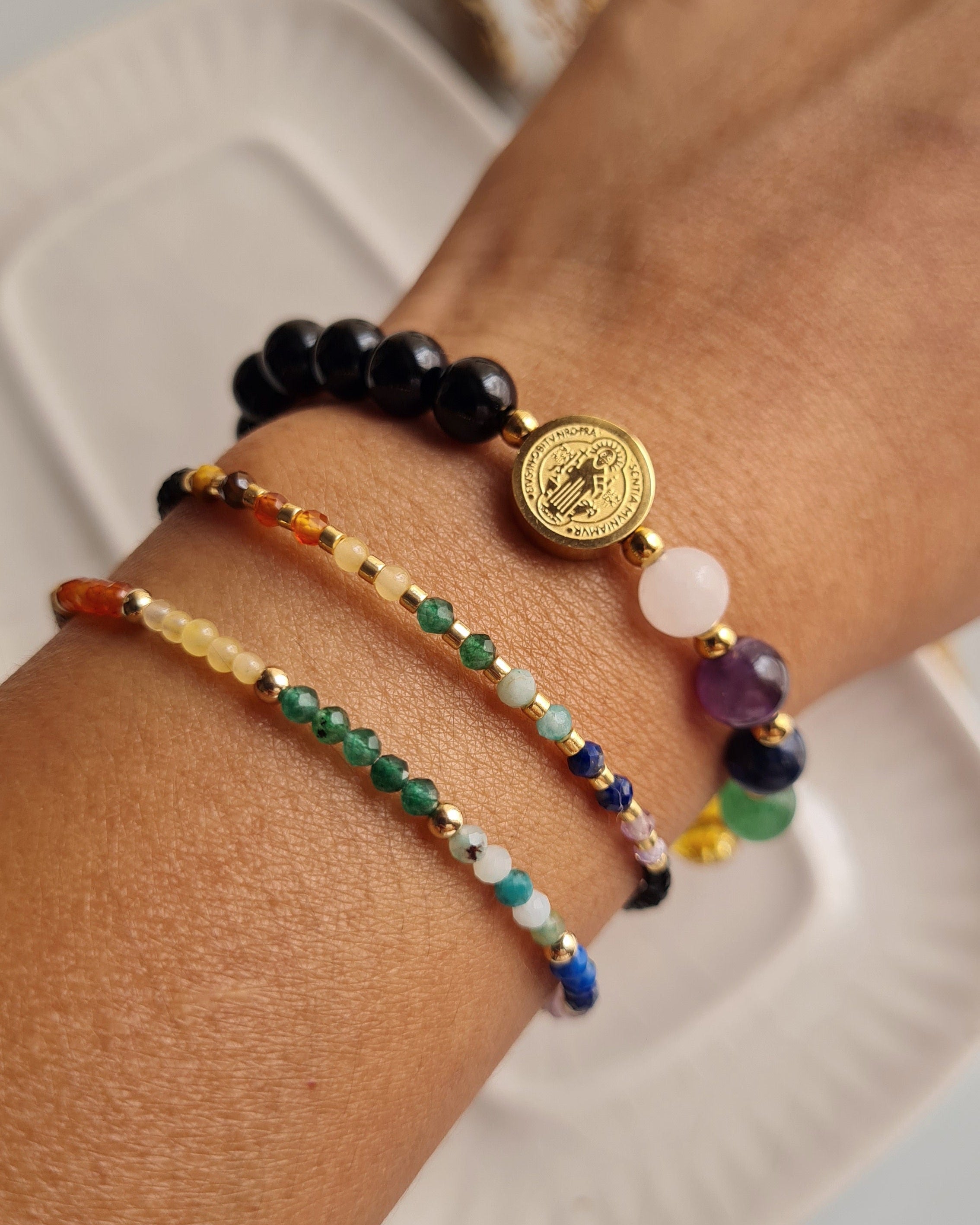 Pulsera 7 Chakras - GF 14k