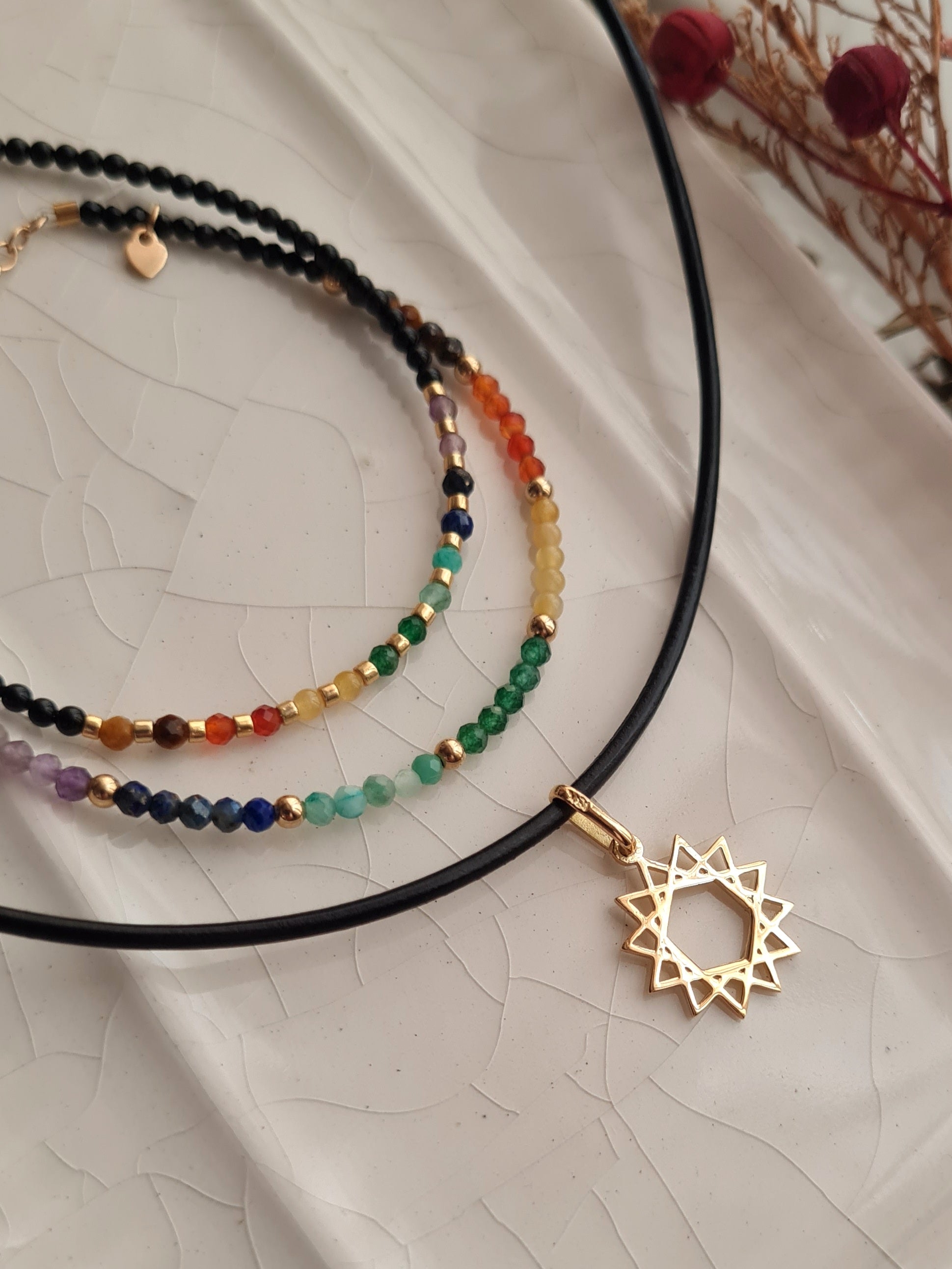 Pulsera 7 Chakras - GF 14k