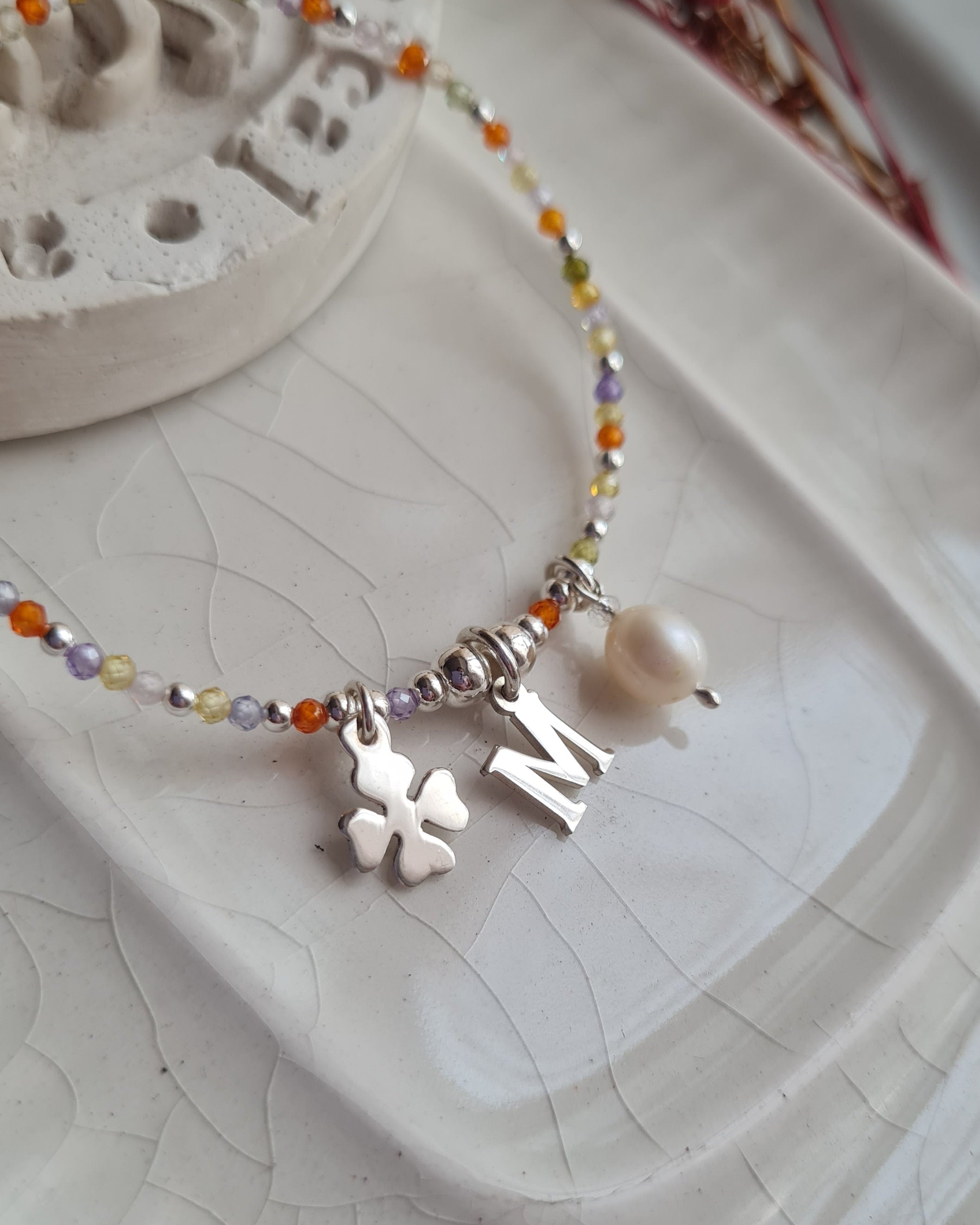 Pulsera Inicial con Charms Personalizables - P925/950