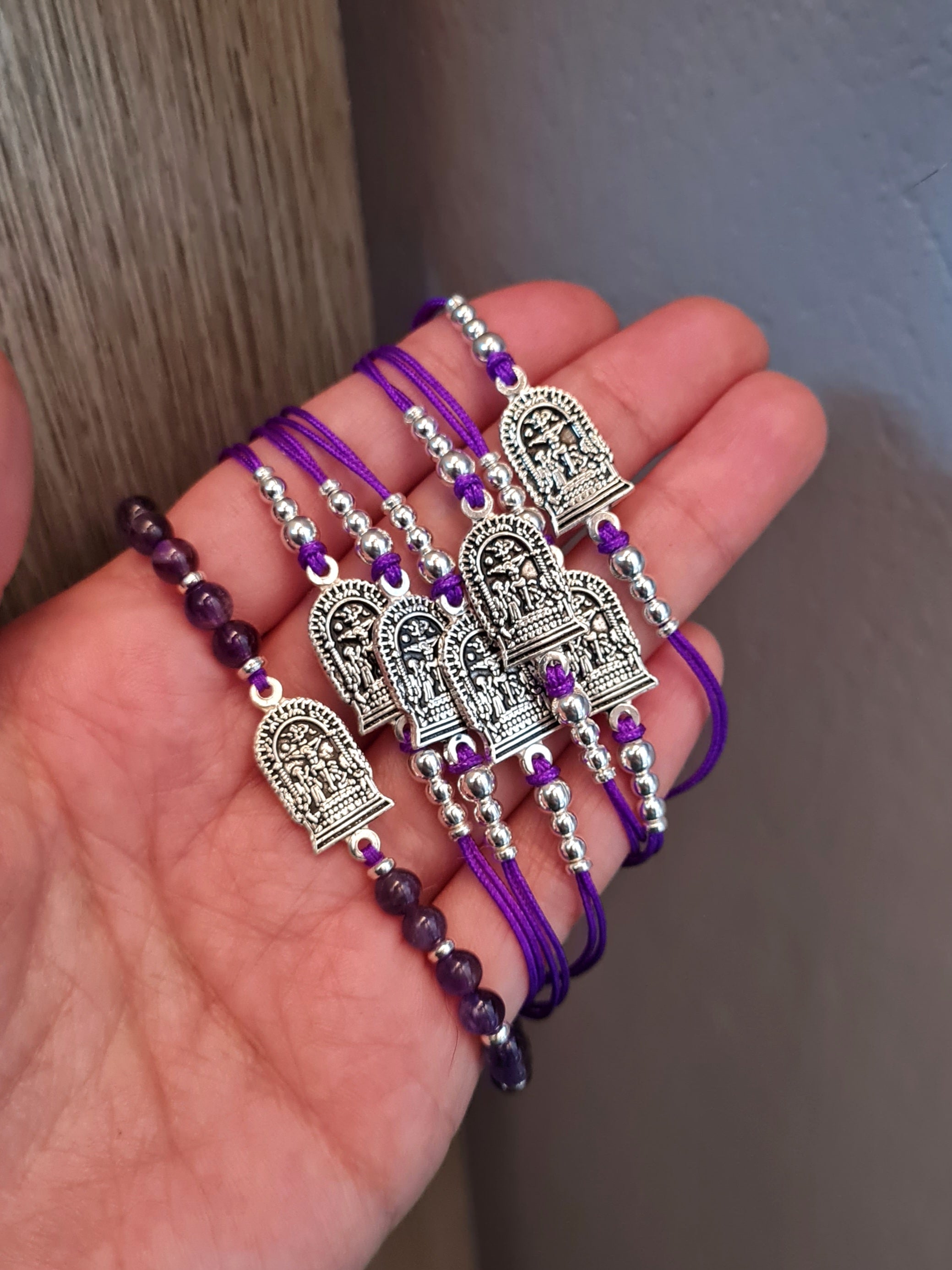 Pulsera Tejida Señor de los Milagros - P950