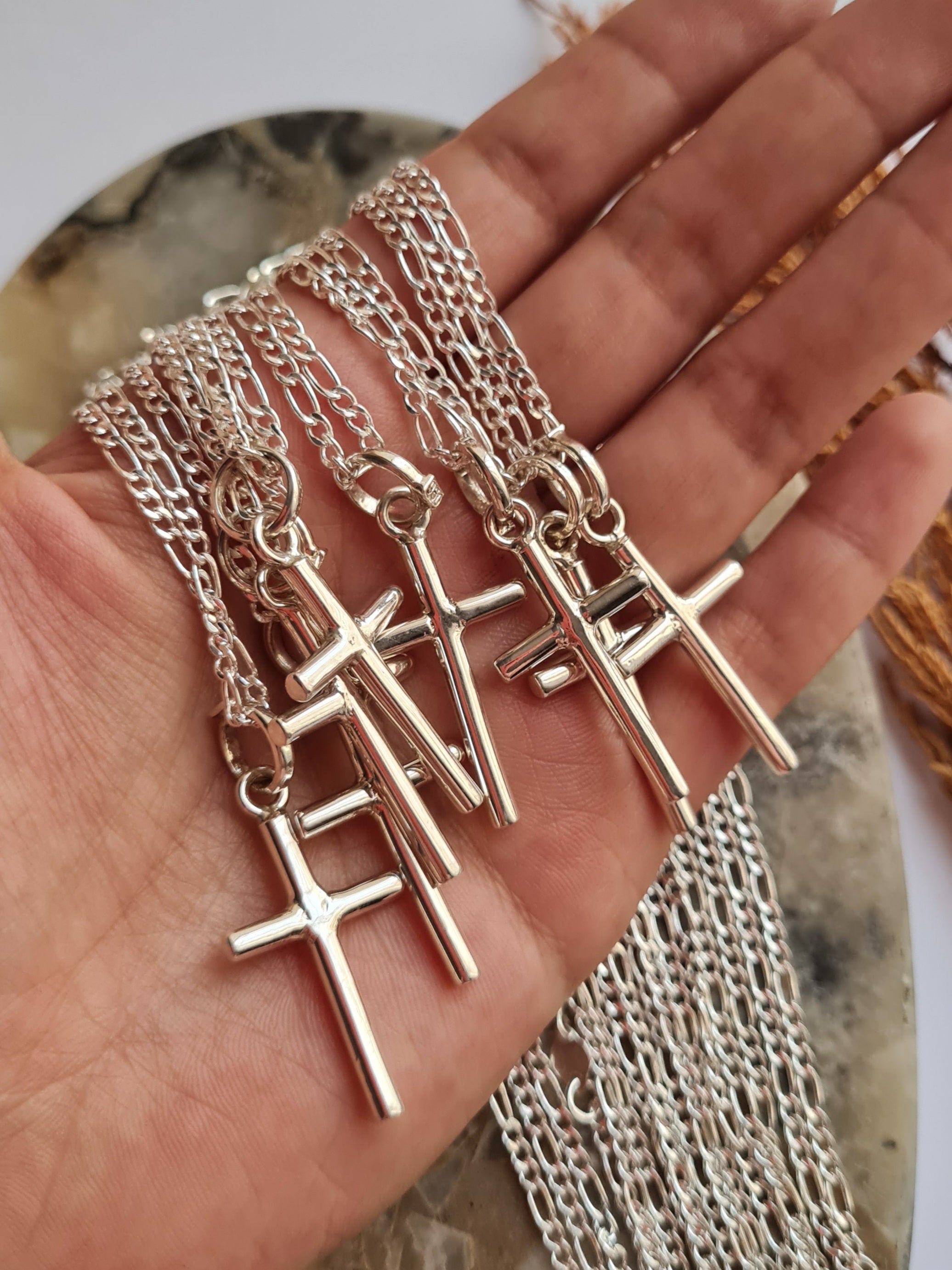 Cadena Cartier Maxi (2.5mm) & Cruz - P925/950