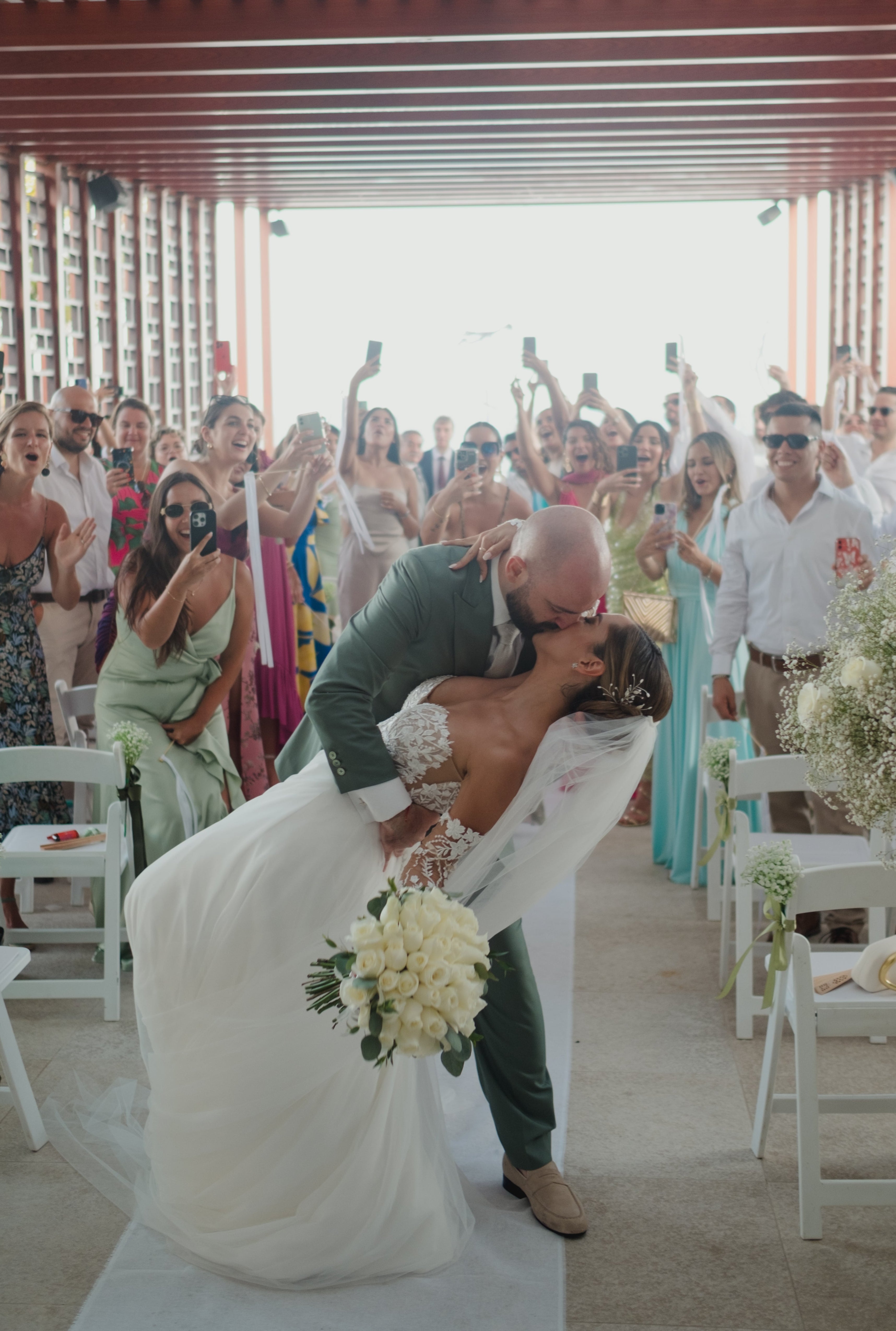 Pulsera Satélite "Something Blue" Amuleto para Novias - Swarovski & GF 14k