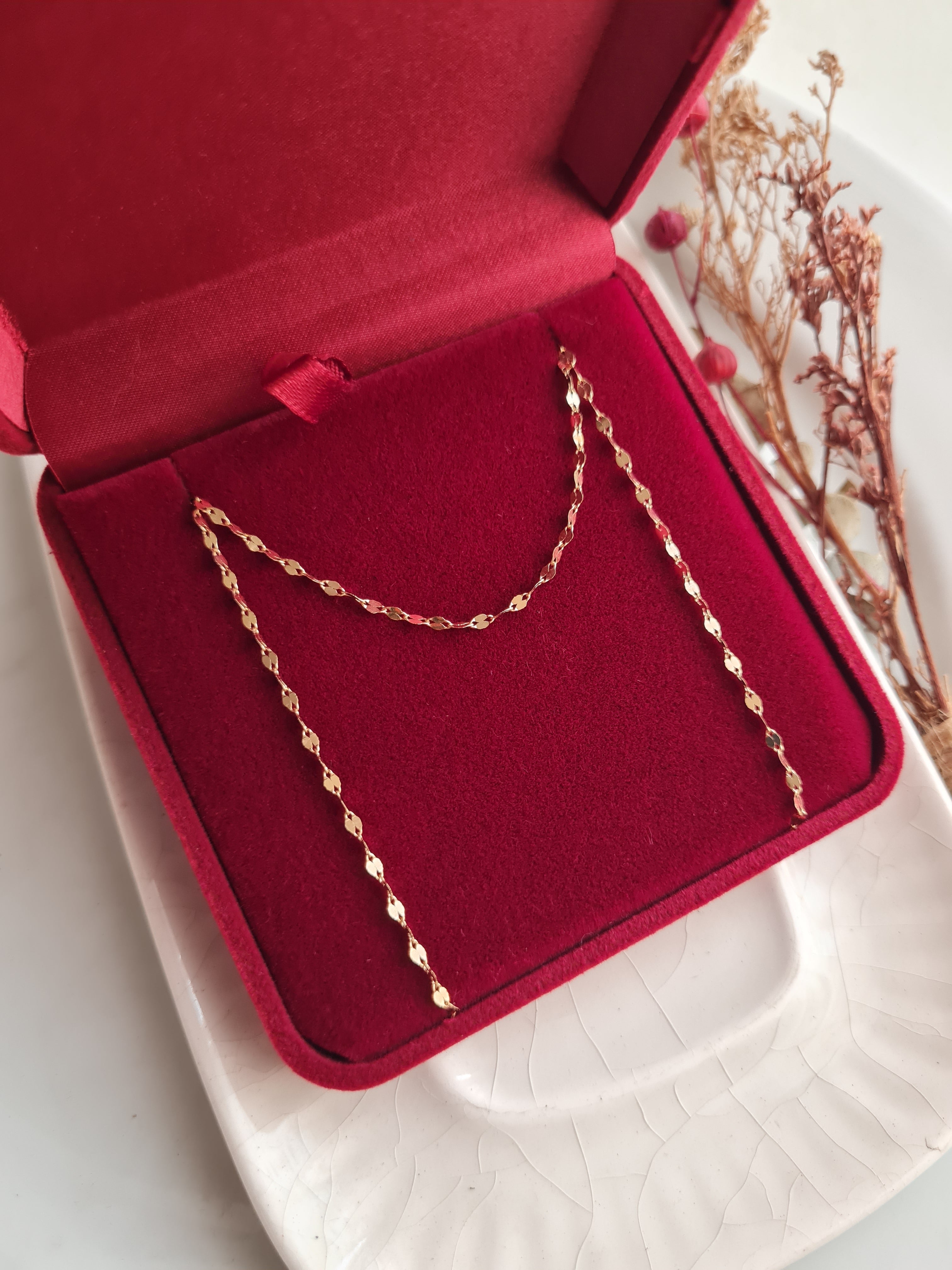 Cadena Lumina Italiana - Oro 18k