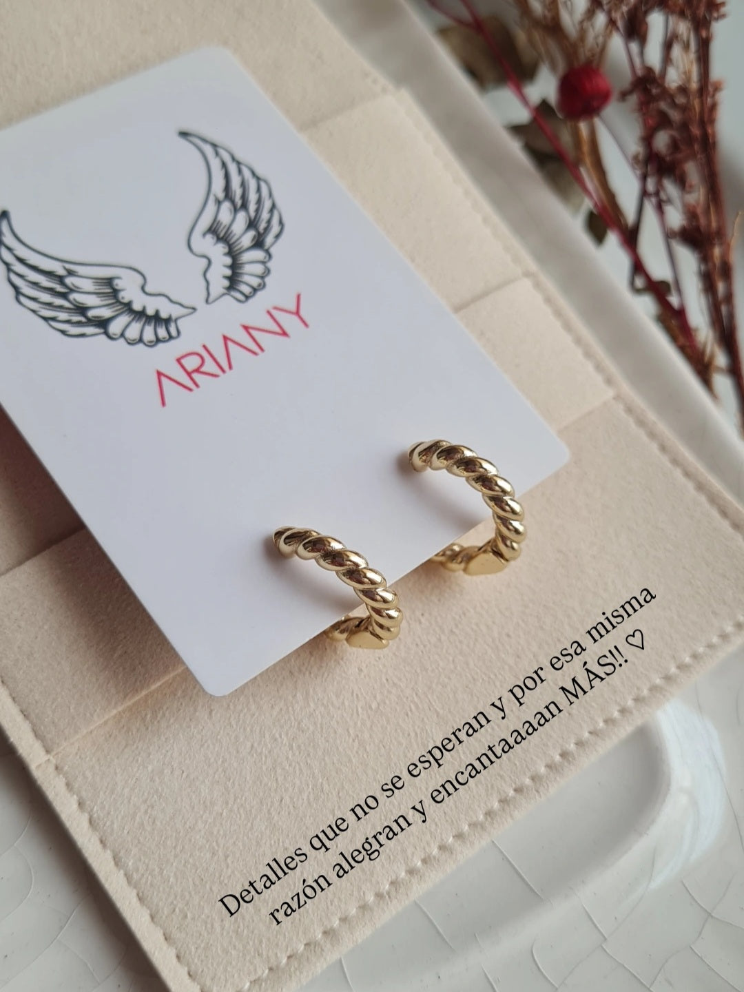 Argollas Entorchadas - Golden