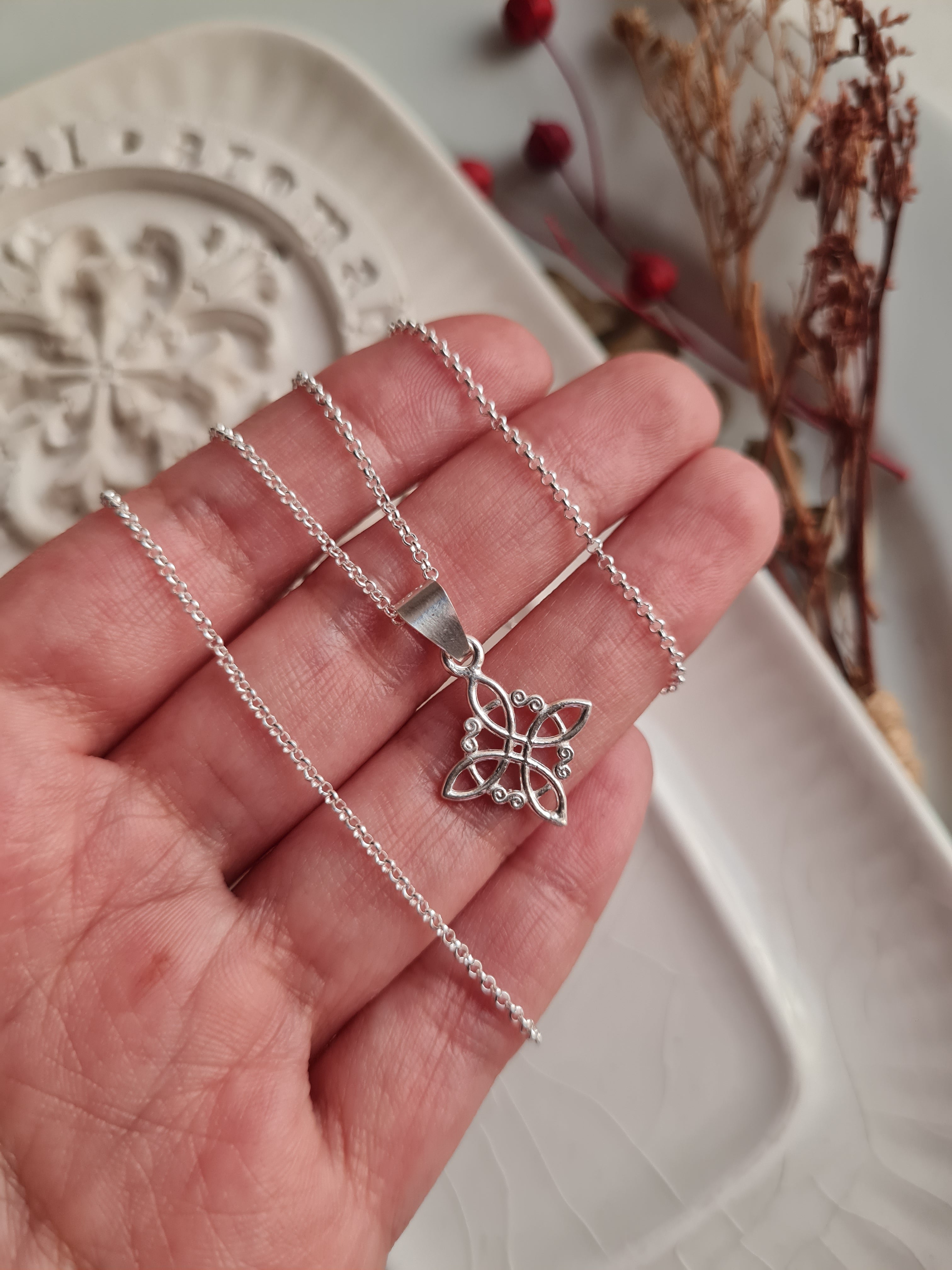 Cadena Nudo de Bruja - P925/950