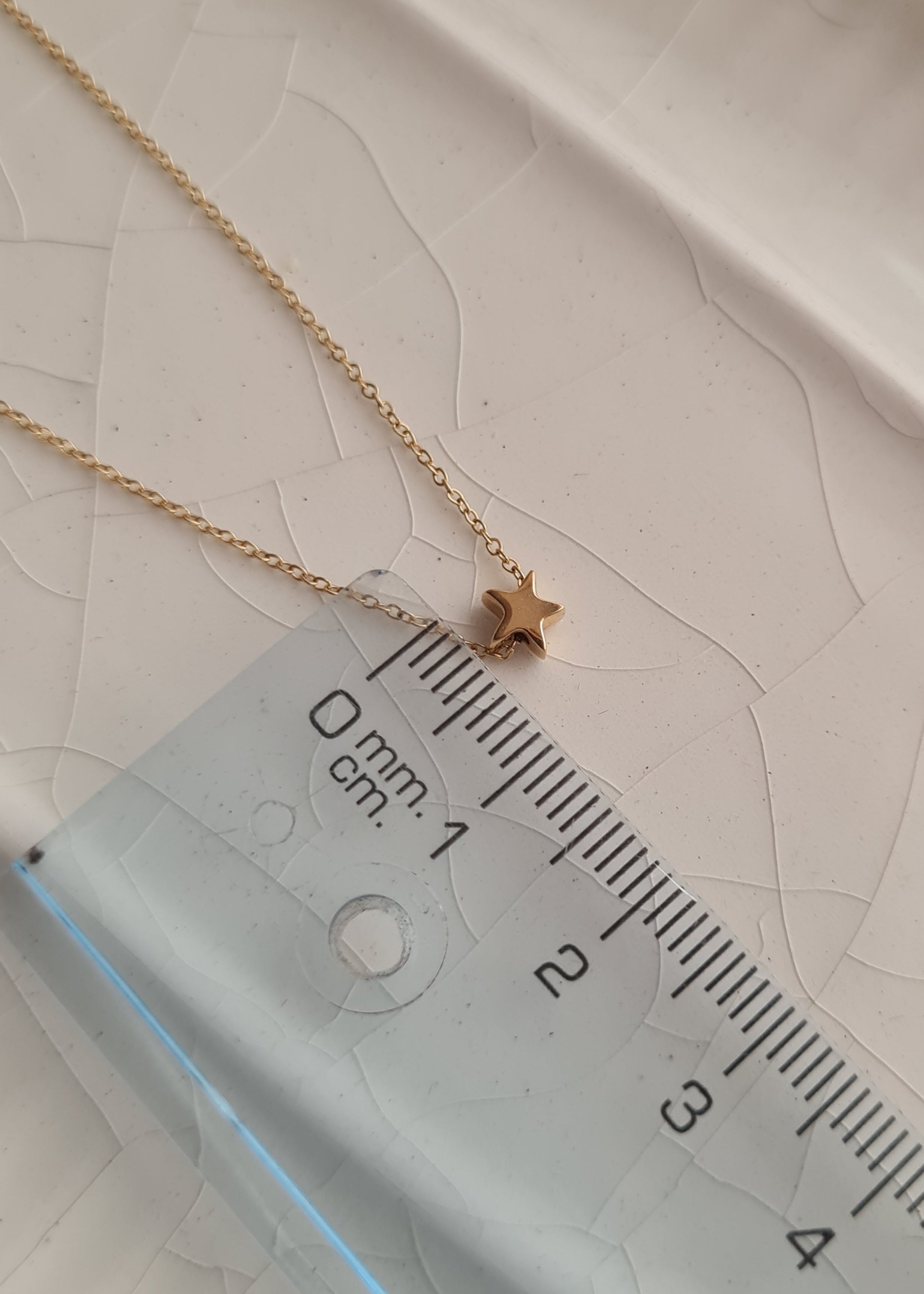 Cadena Manifiesta c/Estrella Charm - Oro 18k