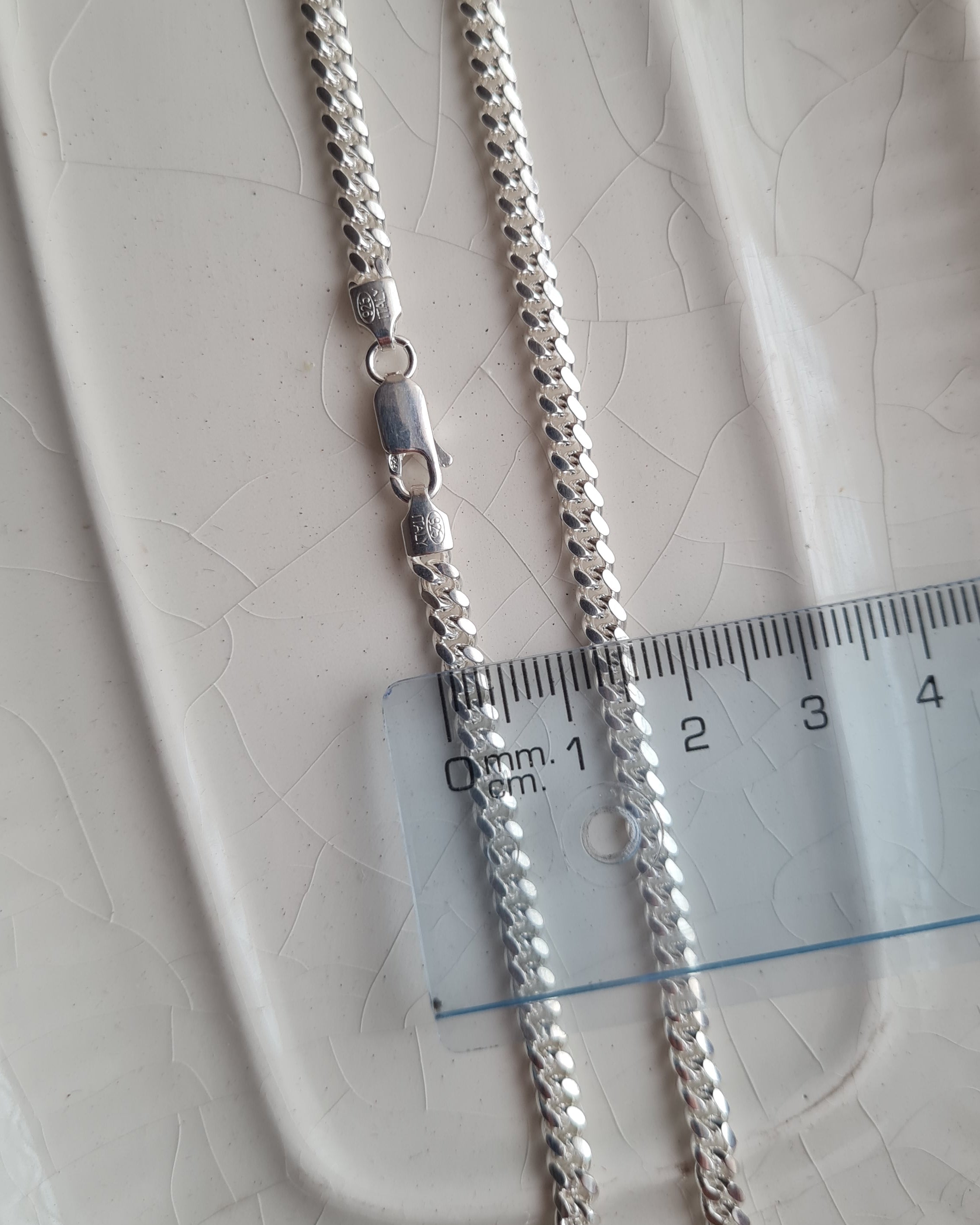 Cadena Lomo de Corvina Italiana (4mm) - P925 (Sin dije)