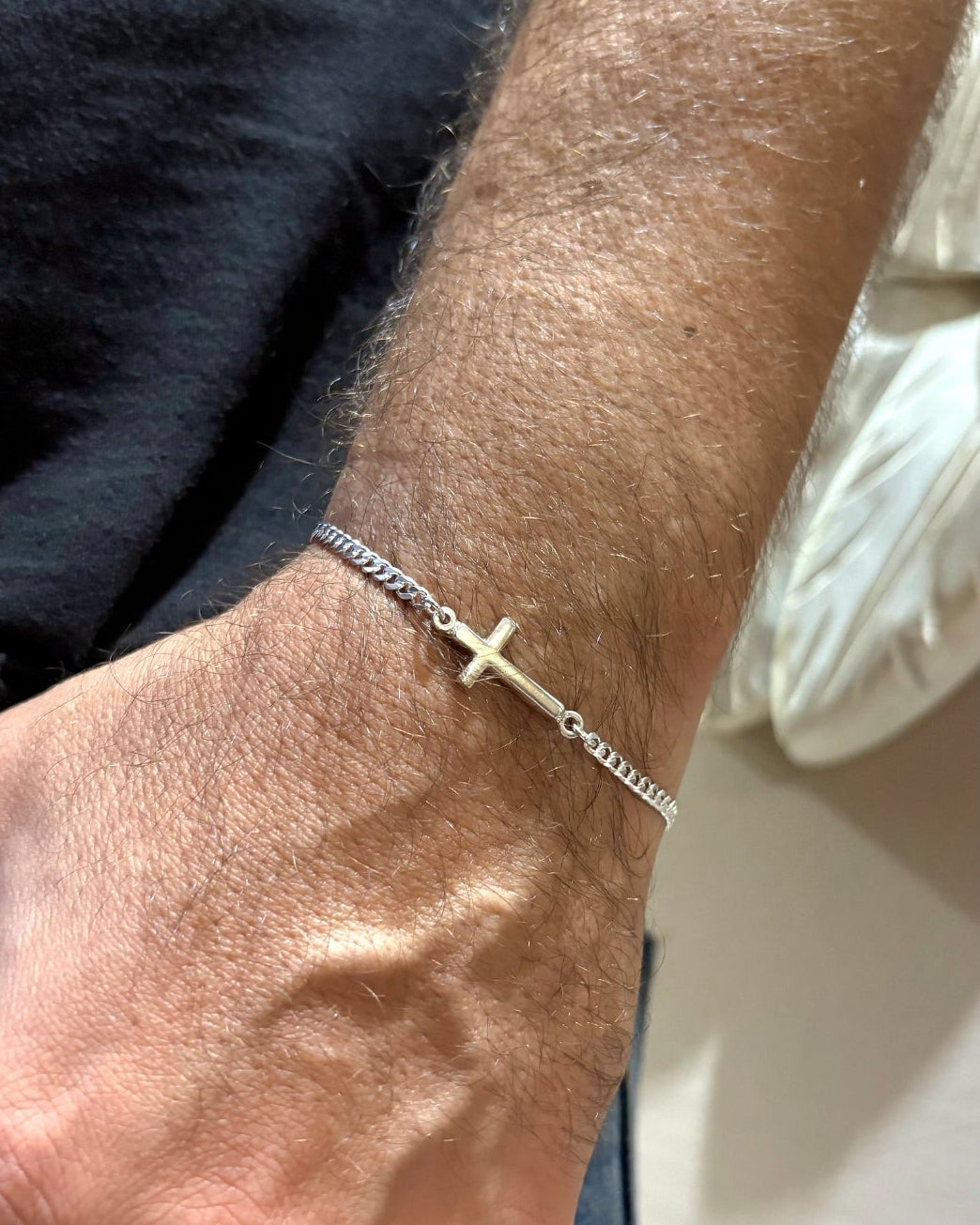 Pulsera Lomo Cruz Unisex - P925/950