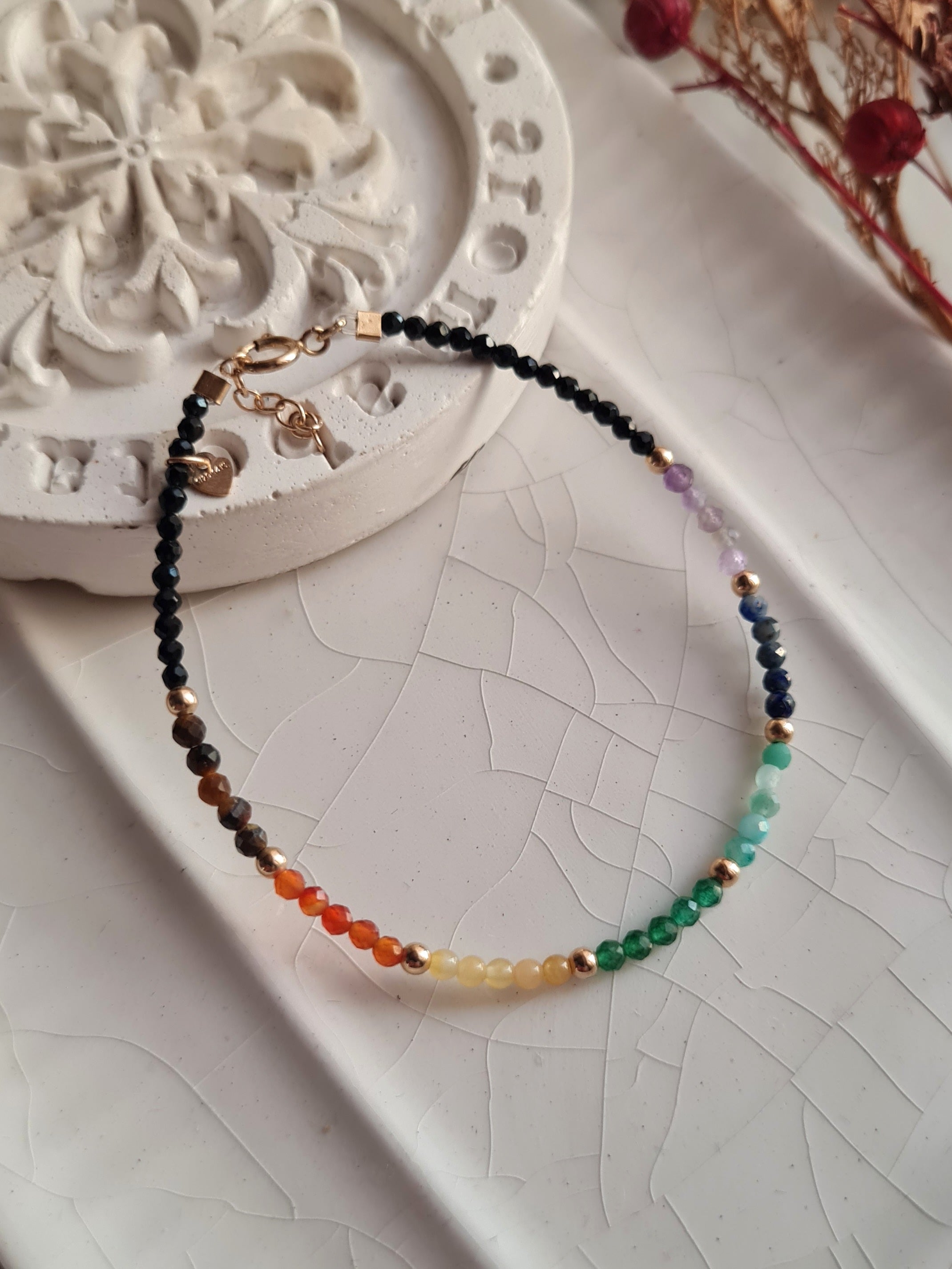 Pulsera 7 Chakras - GF 14k
