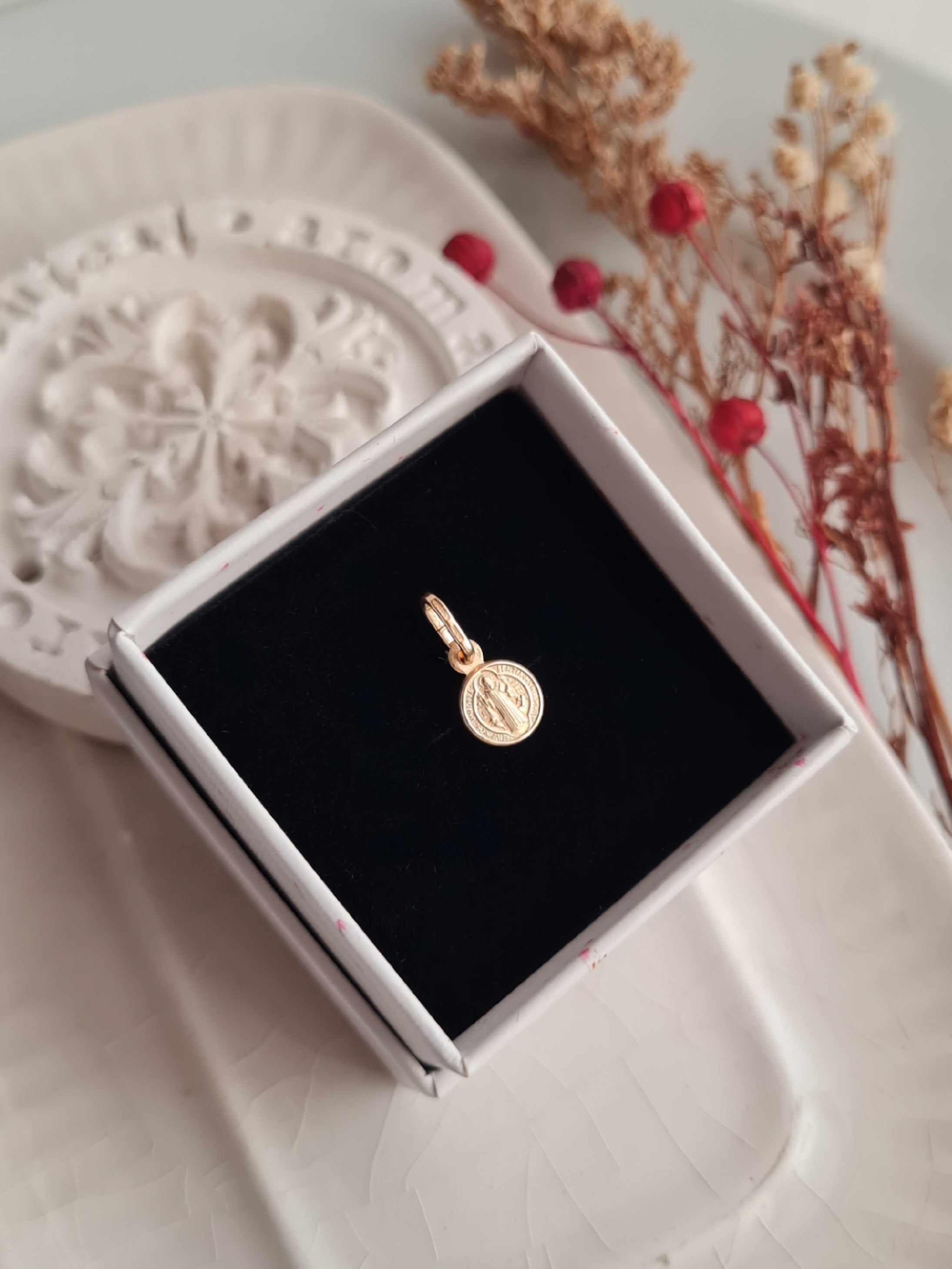 Dije San Benito - P925 Micrado 18k