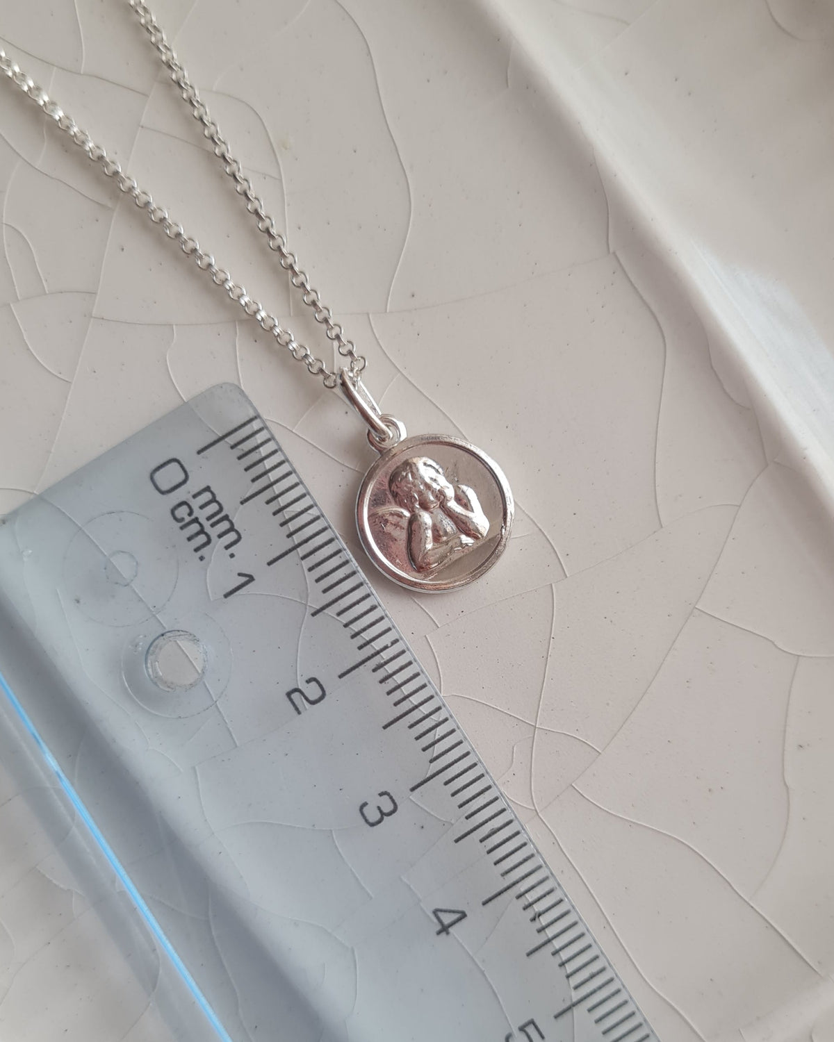 Cadena Angel de la Guarda Italiano - P925