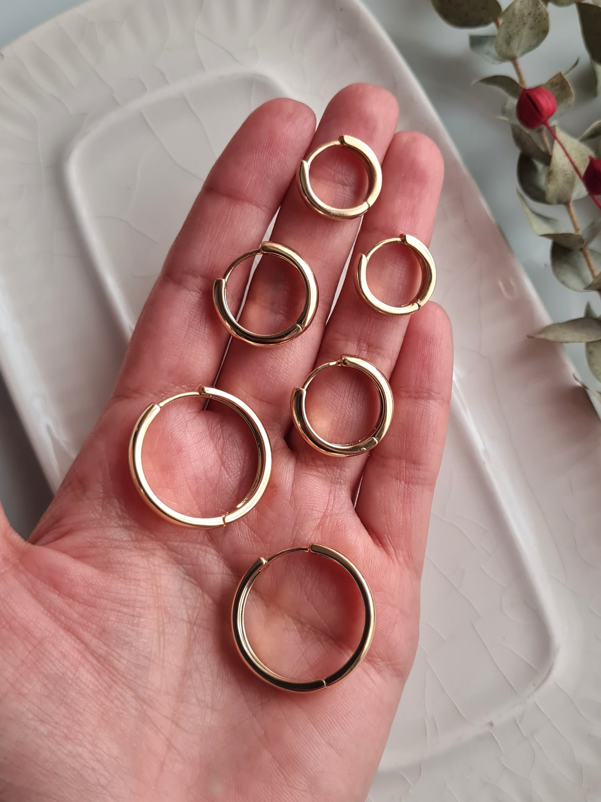 Argollas Encajonadas - Golden